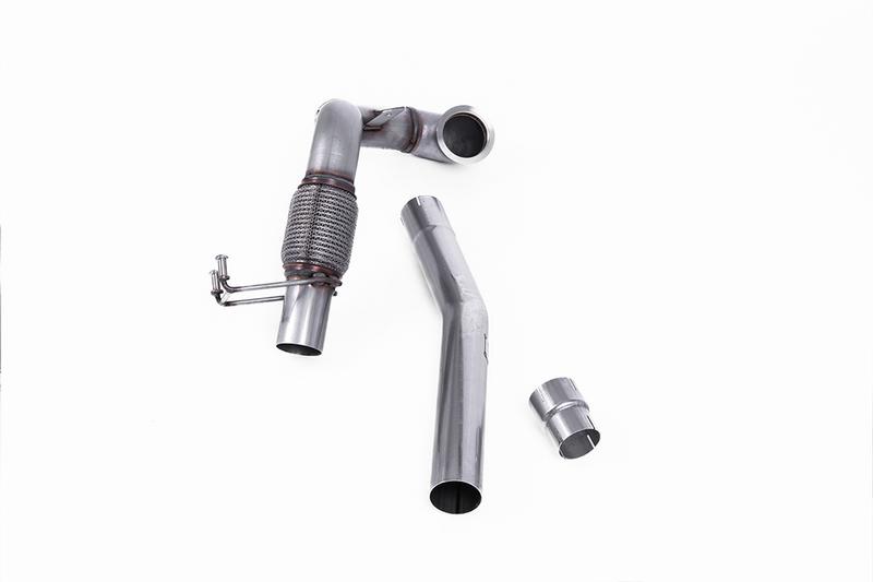 Milltek VW Polo GTI 2.0 TSI (AW - 5 Door/Non GPF Models) - Non-Resonated Downpipe and Decat for OE Cat Back photo
