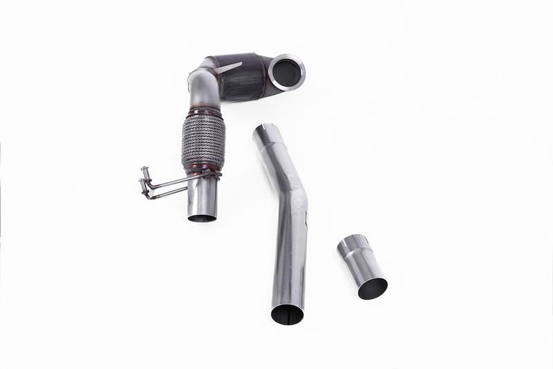 Milltek VW Polo GTI 2.0 TSI (AW - 5 Door/Non GPF Models) - Non-Resonated Downpipe and Race Cat for Milltek Cat Back photo