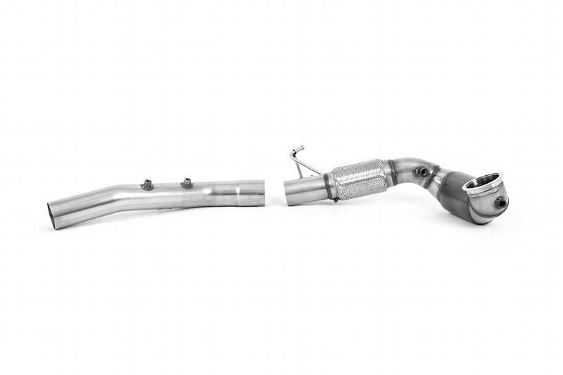 Milltek Large Bore Downpipe and Hi-Flow Sports Cat - For Milltek OPF-Back (Seat/Skoda/VW) photo