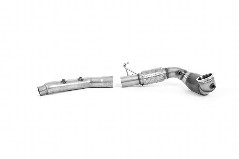 Milltek Large Bore Downpipe and Hi-Flow Sports Cat - For OE OPF-Back (Seat/Skoda/VW) photo