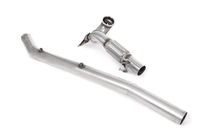 Milltek Large Bore Downpipe and De-Cat - For Milltek Cat-Back (Golf Mk8 R/Audi S3 8Y) photo