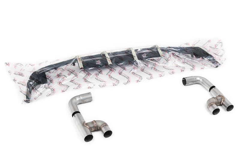 Milltek VW Golf GTI Mk8 - Upgrade kit for existing Milltek Sport Cat Back to Golf R Style System Maxton Diffuser photo