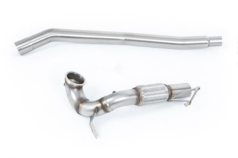Milltek Large Bore Downpipe and De-Cat (VW Golf R Mk7.5) (For OE Cat-Back) photo