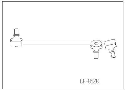 LP8120 Sway Bar Link Complete Rod - OE Replacement