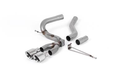 Milltek Ford Focus MK3 ST Diesel - Cat-Back Exhaust System with Polished GT-100 Trims photo
