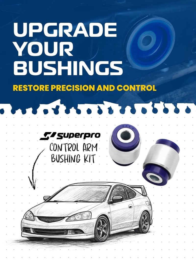 Upgrade your bushings: restore precision and control