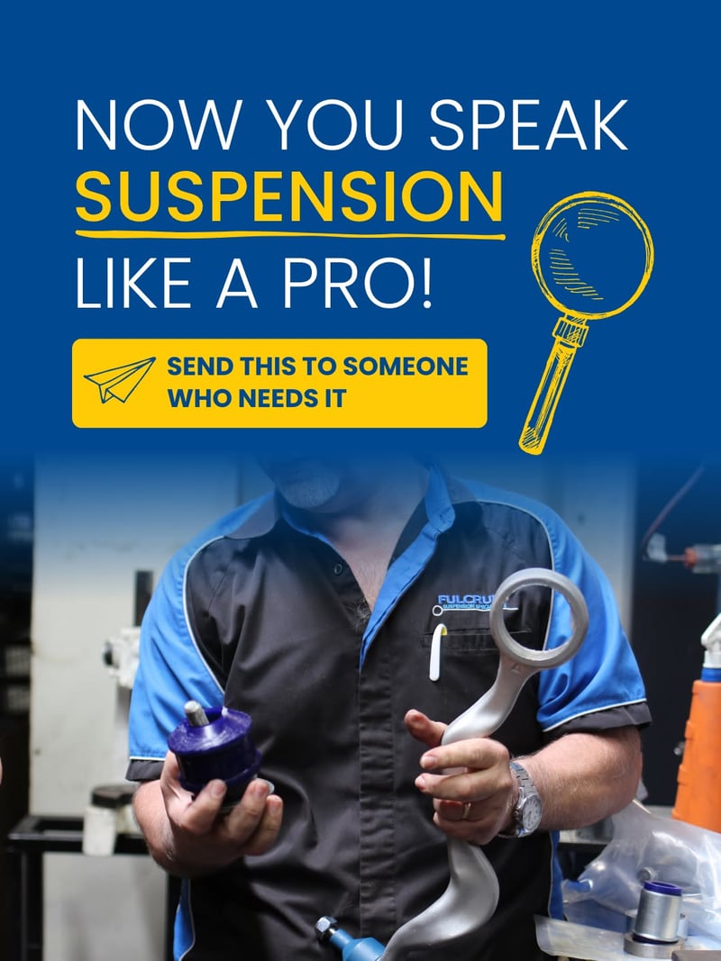 Now you speak "suspension" like a pro!